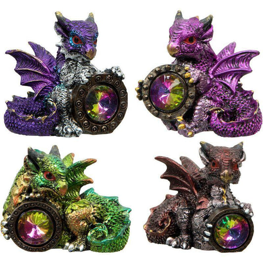 Baby Dragons With Gem Armor || New Beginnings, Protection, Strength-Nature's Treasures