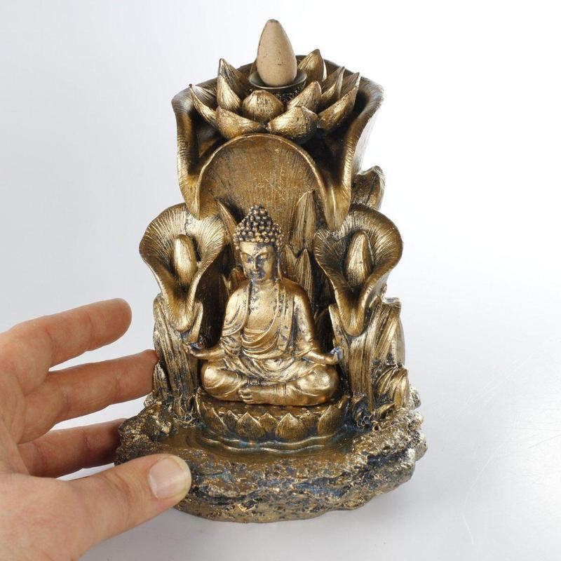 Backflow Incense Burner Thai Buddha-Nature's Treasures