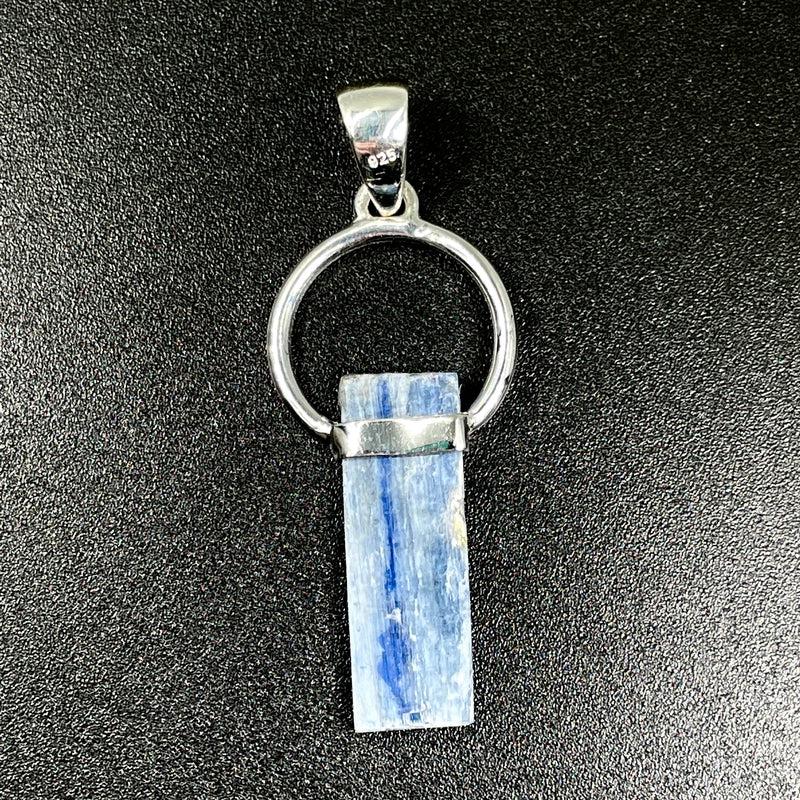 Balancing Blue Kyanite Crystal Shard Pendant | .925 Sterling Silver | Brazil-Nature's Treasures