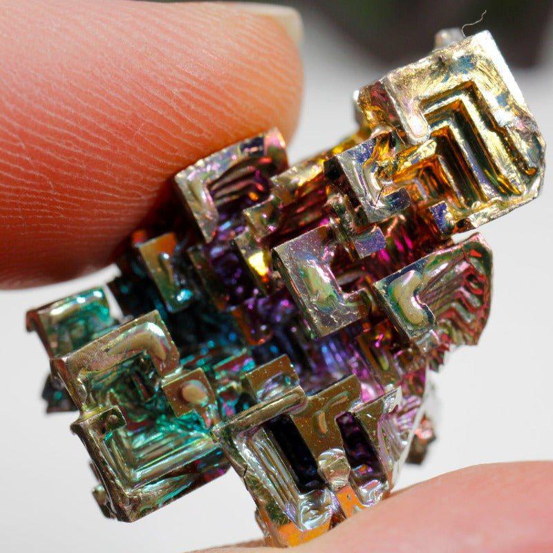 Bismuth Rainbow Cluster || Mini || Spiritual Connecting-Nature's Treasures