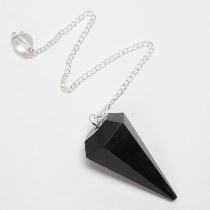 Black Tourmaline Pendulum-Nature's Treasures