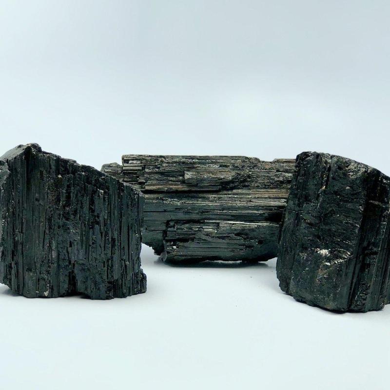 Black Tourmaline Rough Chunk-Nature's Treasures