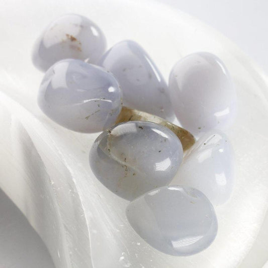 Blue Chalcedony Tumble-Nature's Treasures