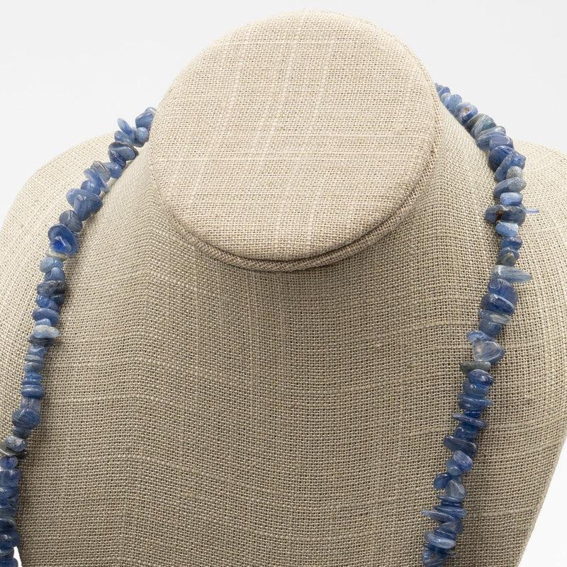 Blue Kyanite Chip Necklace-Nature's Treasures