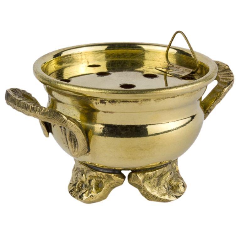 Brass Cauldron Incense Burner