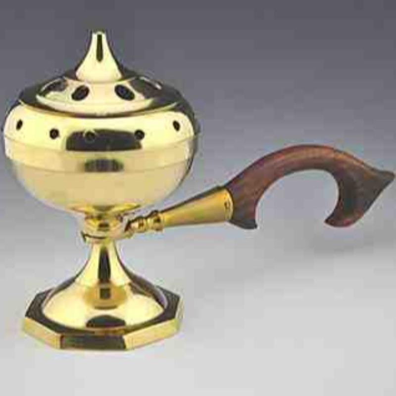 Brass Censer Burner with Handle-Nature's Treasures
