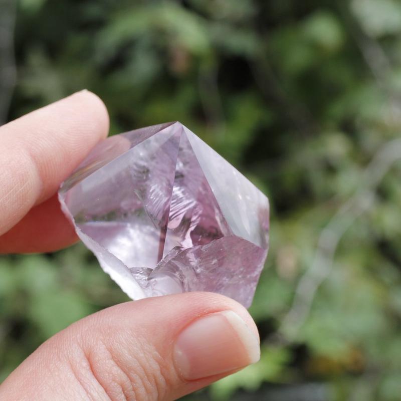 Brazilian Polished Amethyst Point Cut Base || Small-Nature's Treasures