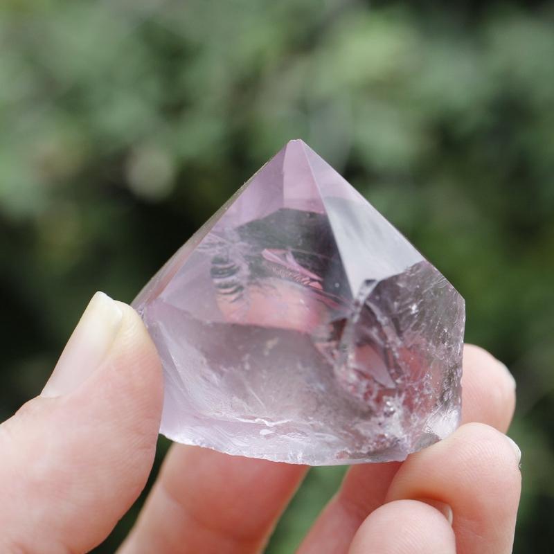 Brazilian Polished Amethyst Point Cut Base || Small-Nature's Treasures