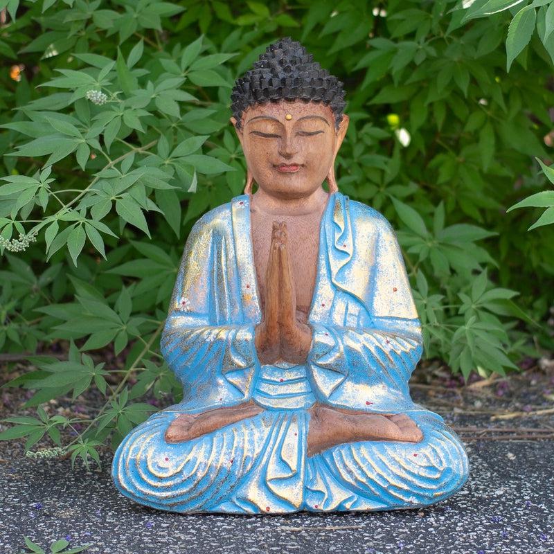 Buddha Monkey Pod Wooden Hand-Carved Statue || Indonesia-Nature's Treasures