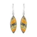 Bumble Bee Jasper Earrings from Indonesia || .925 Sterling Silver-Nature's Treasures