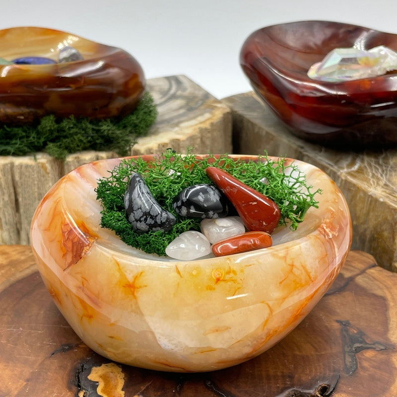 Carnelian Bowl || Courage, Creativity || Madagascar-Nature's Treasures