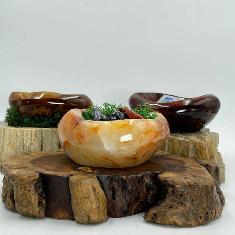 Carnelian Bowl || Courage, Creativity || Madagascar-Nature's Treasures