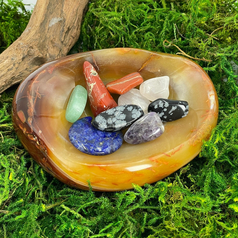 Carnelian Bowl || Courage, Creativity || Madagascar-Nature's Treasures