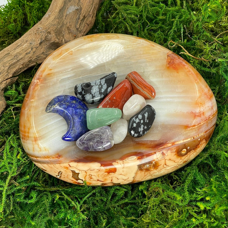 Carnelian Bowl || Courage, Creativity || Madagascar-Nature's Treasures