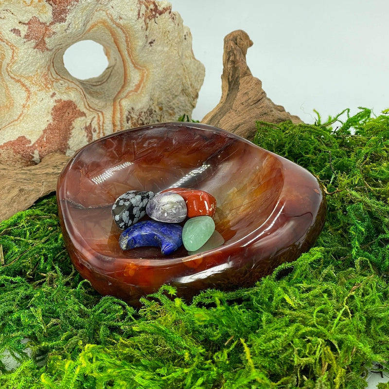 Carnelian Bowl || Courage, Creativity || Madagascar-Nature's Treasures