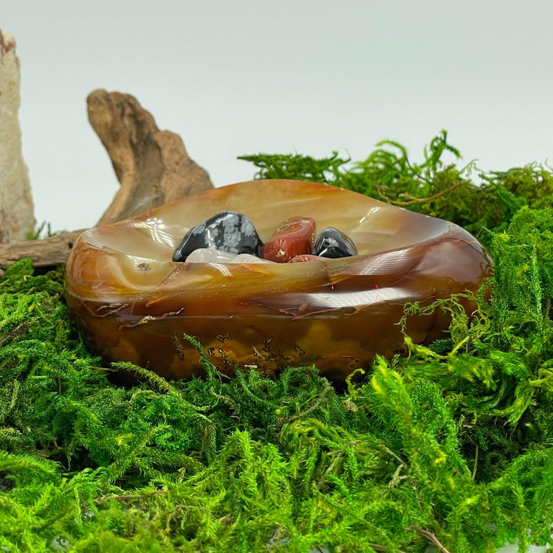 Carnelian Bowl || Courage, Creativity || Madagascar-Nature's Treasures