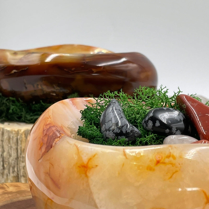 Carnelian Bowl || Courage, Creativity || Madagascar-Nature's Treasures