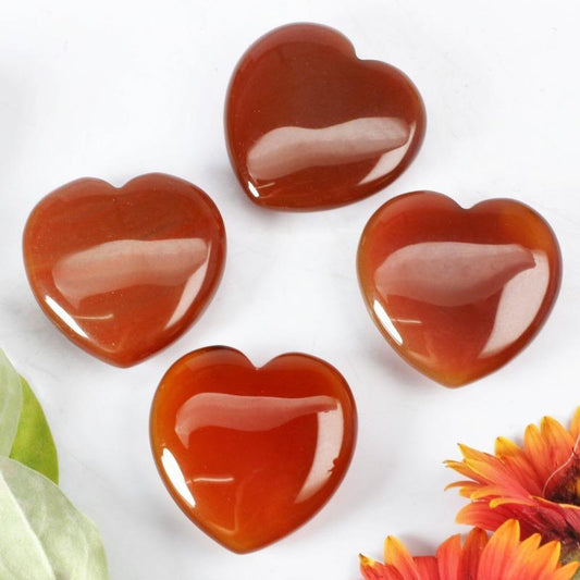 Carnelian Pocket Heart Mini-Nature's Treasures