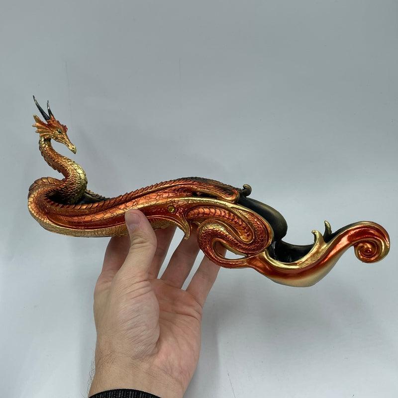 Celtic Fire Dragon Totem Incense Holder || Strength, Magic-Nature's Treasures