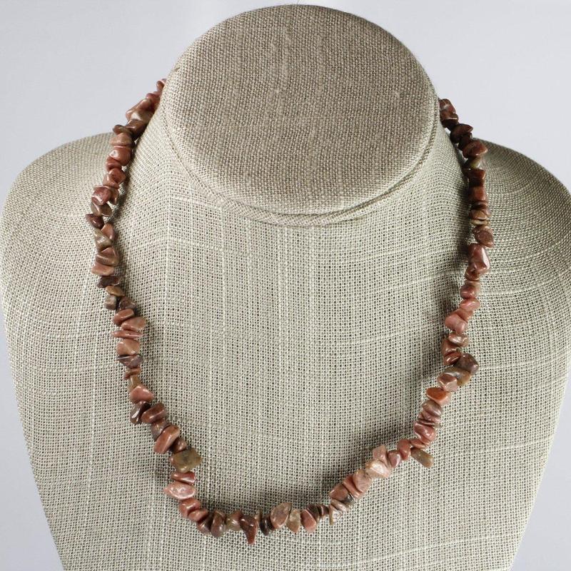 Chip Necklace Choker - Rhodonite-Nature's Treasures