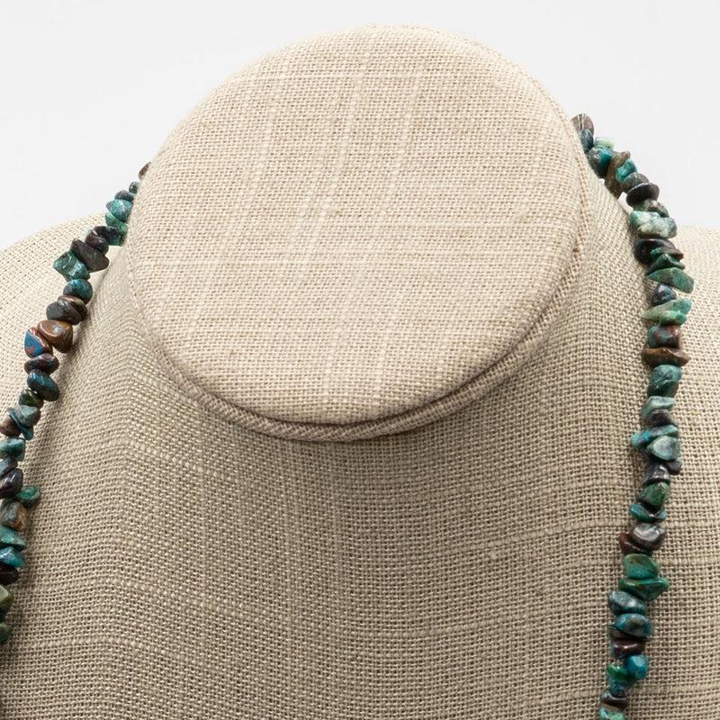 Chrysocolla Chip Necklace-Nature's Treasures