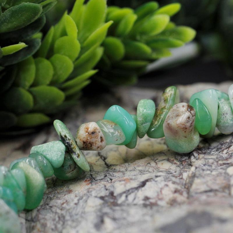 Chrysoprase Chip Necklace-Nature's Treasures