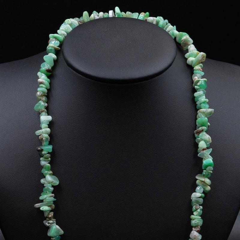 Chrysoprase Chip Necklace-Nature's Treasures