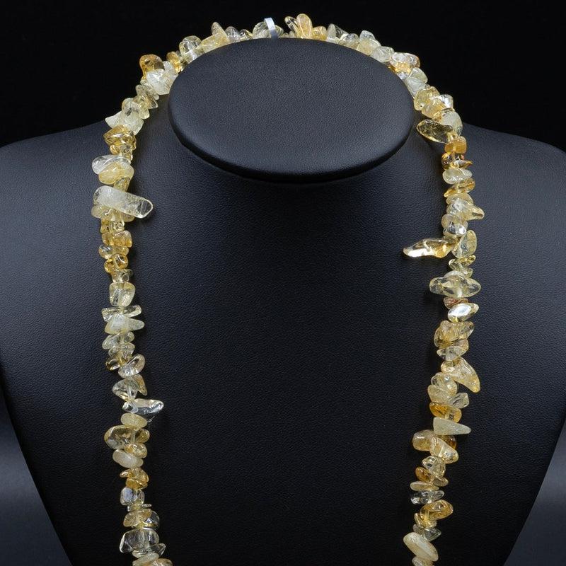 Citrine Chip Necklace-Nature's Treasures