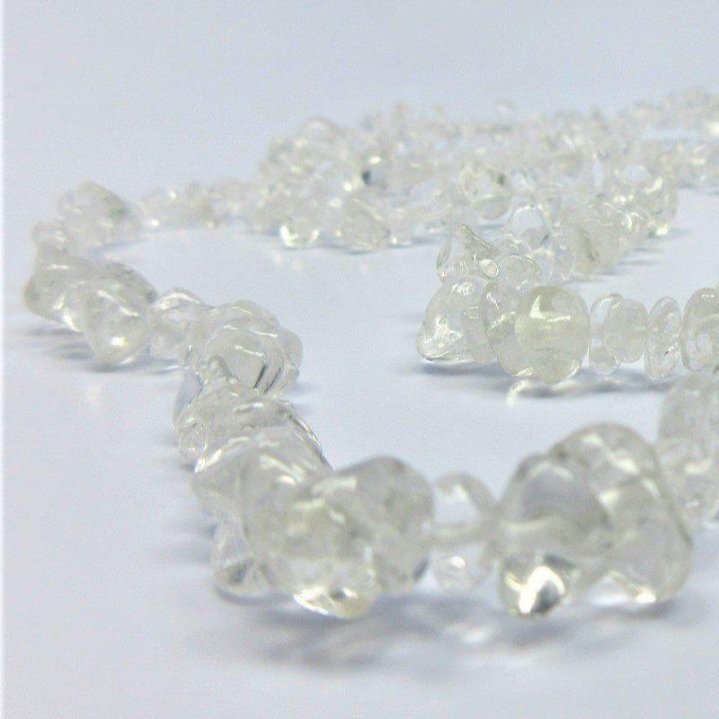 Clear Quartz Chip Necklace-Nature's Treasures