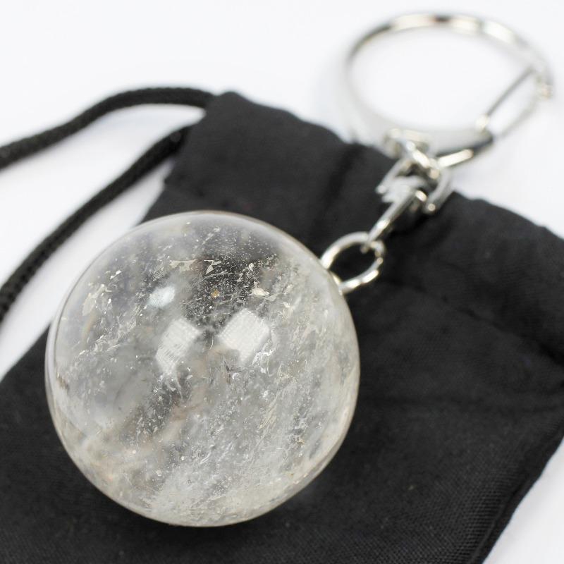 Clear Quartz Keychain-Nature's Treasures