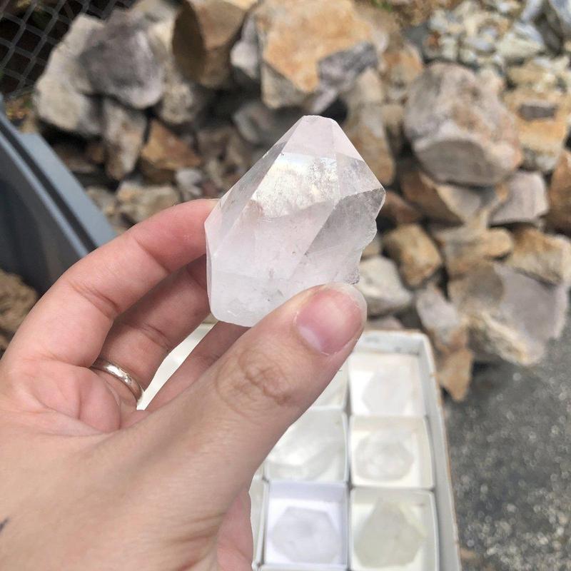 Clear Quartz Point Cut Base || Spiritual Awareness-Nature's Treasures