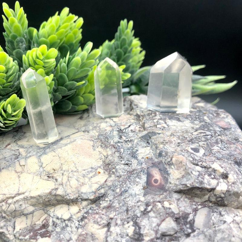 Clear Quartz Polished Point || Spiritual Awareness, Cleansing Aura || Brazil-Nature's Treasures