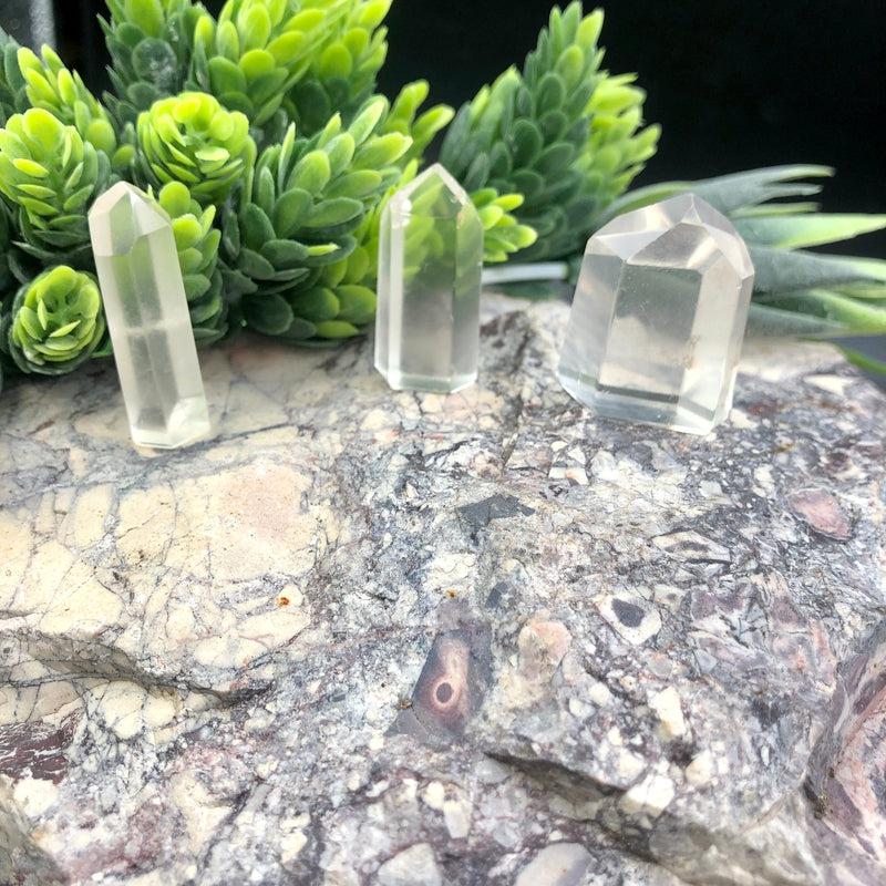 Clear Quartz Polished Point || Spiritual Awareness, Cleansing Aura || Brazil-Nature's Treasures
