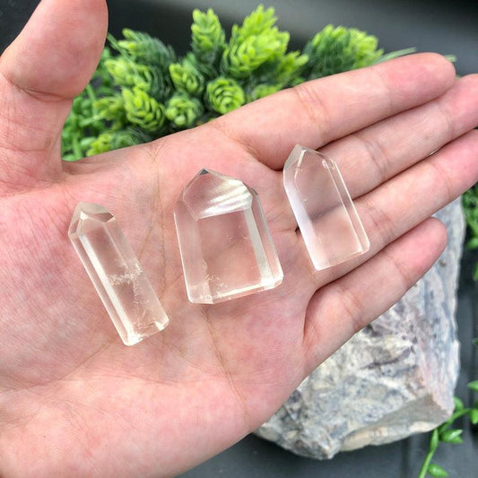 Clear Quartz Polished Point || Spiritual Awareness, Cleansing Aura || Brazil-Nature's Treasures