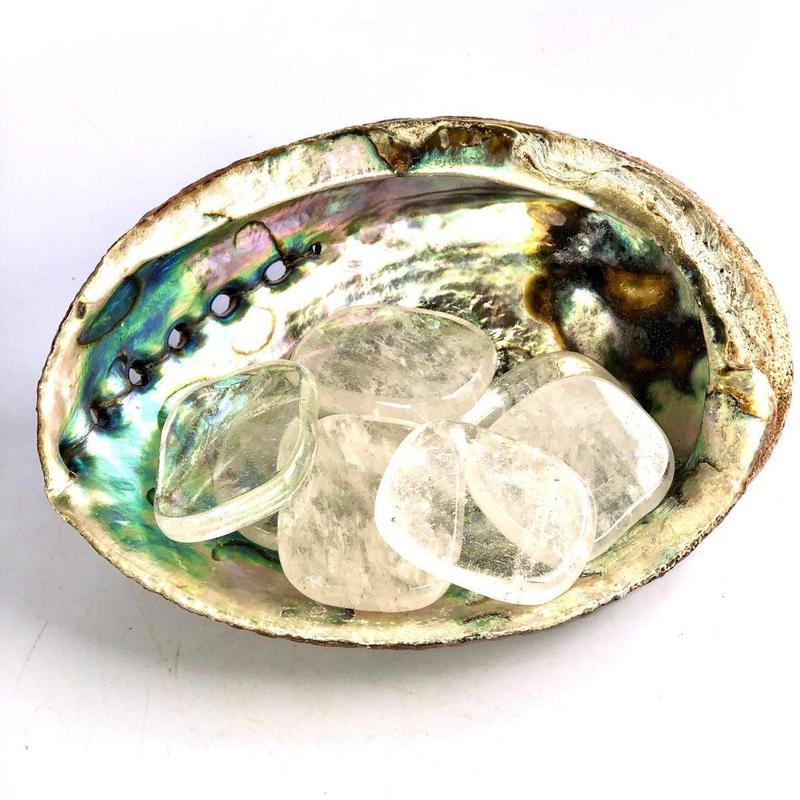 Clear Quartz Smooth Stone-Nature's Treasures