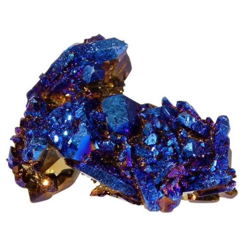 Cobalt Blue Aura Quartz-Nature's Treasures