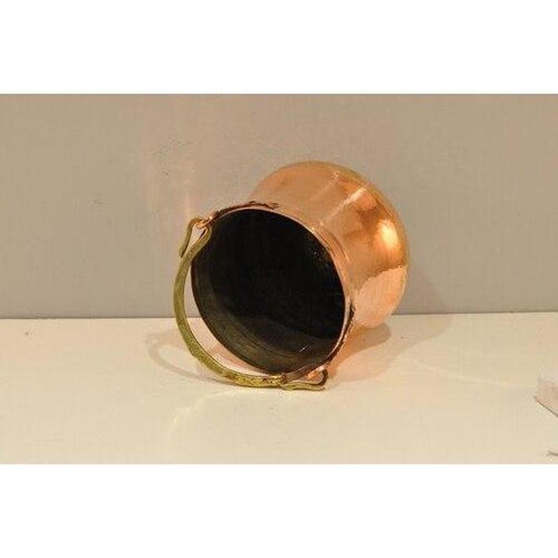 Copper Cauldron With Single Handle-Nature's Treasures