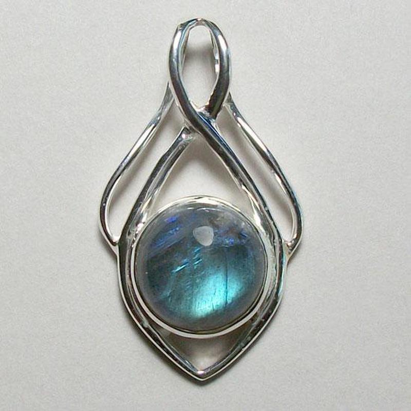 Cosmic Labradorite Pendants || .925 Sterling Silver-Nature's Treasures
