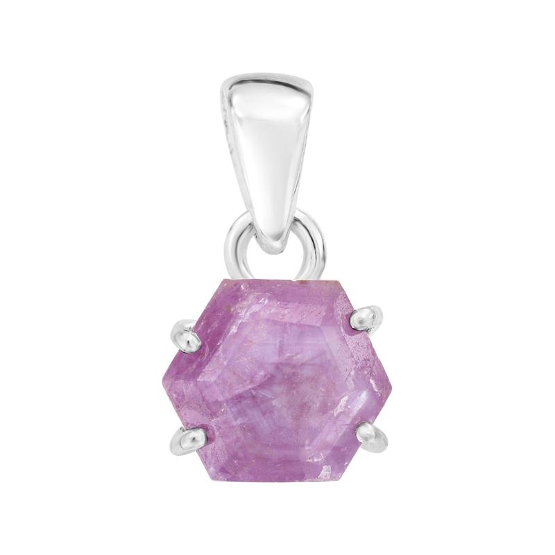 Dainty Faceted Ruby Pendant || .925 Sterling Silver-Nature's Treasures