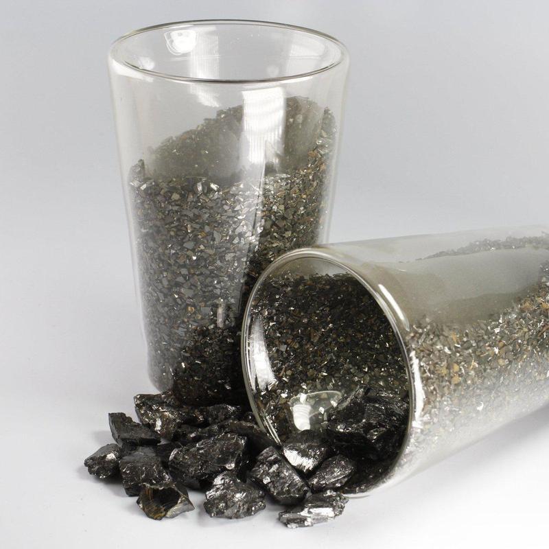 Double Wall Shungite Chips Cup-Nature's Treasures