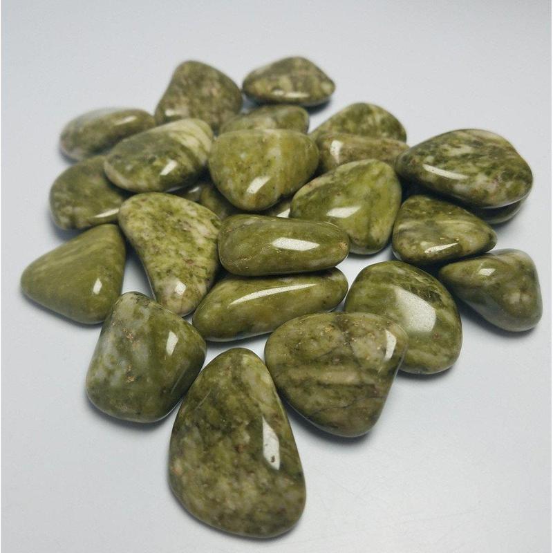 Epidote Tumbled Stone || Small || Cleansing Negativity, Manifestation, Clearing Blockages-Nature's Treasures