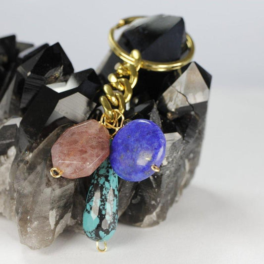 Etymology Jewelry - Boho Keychain-Nature's Treasures