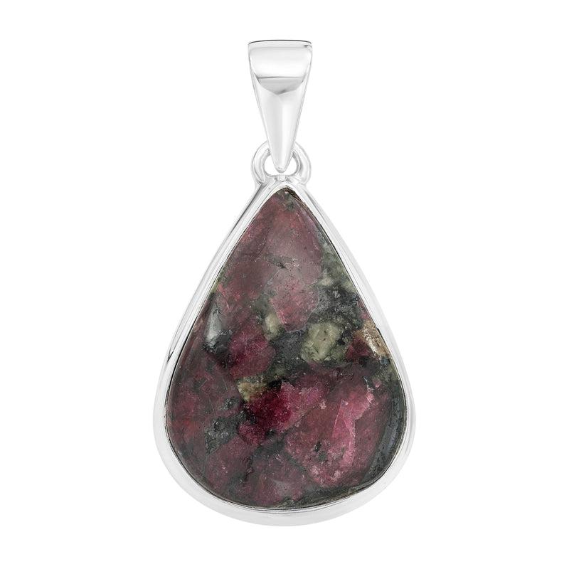 Eudialyte Pendant | .925 Sterling Silver-Nature's Treasures