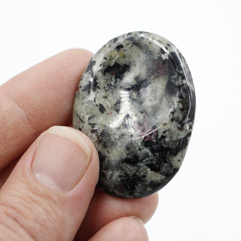 Eudialyte Worry Stone, Emotional Healing, Russia-Nature's Treasures