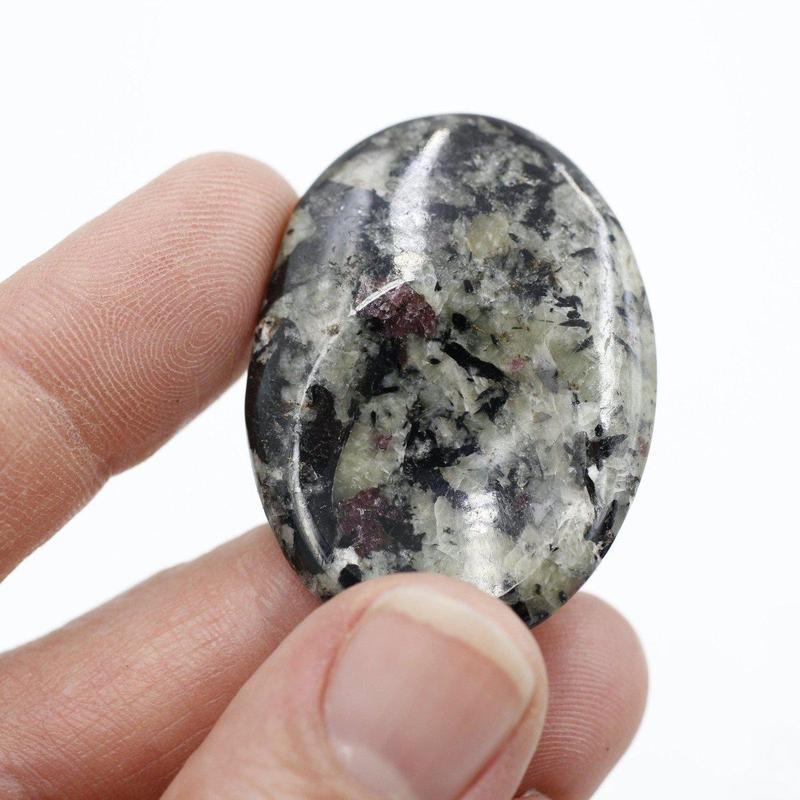 Eudialyte Worry Stone, Emotional Healing, Russia-Nature's Treasures