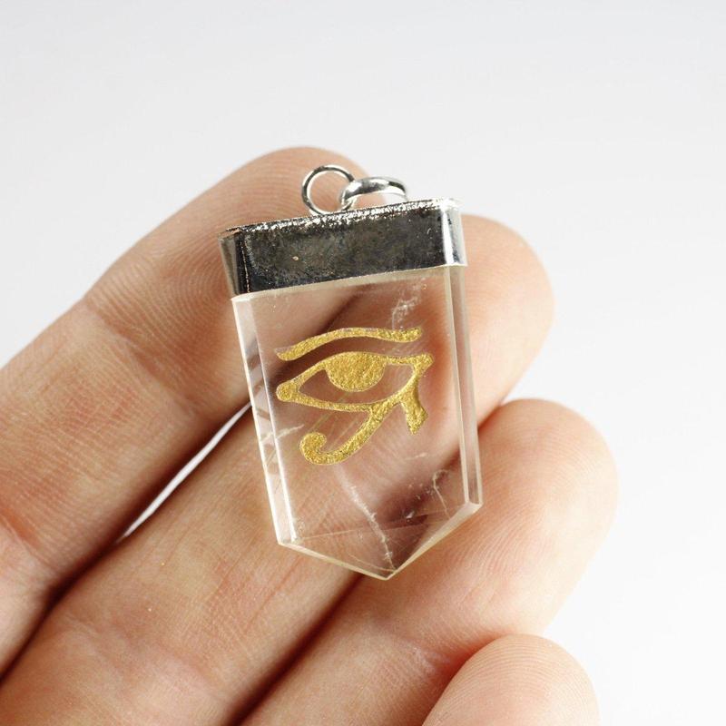 Eye Of Horus Stone Pendant-Nature's Treasures