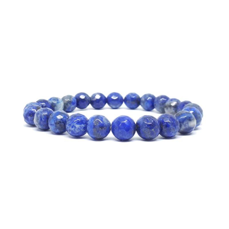 Faceted Lapis Lazuli Power Bracelet 8MM-Nature's Treasures