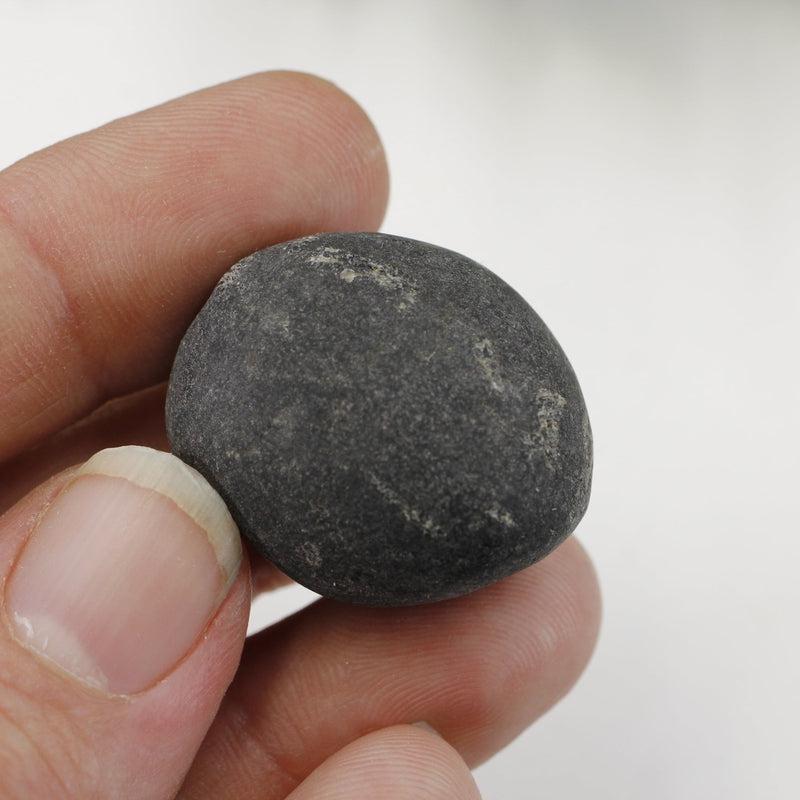 Finished Black Tourmaline Tumble Stone || Protection, Grounding || India-Nature's Treasures