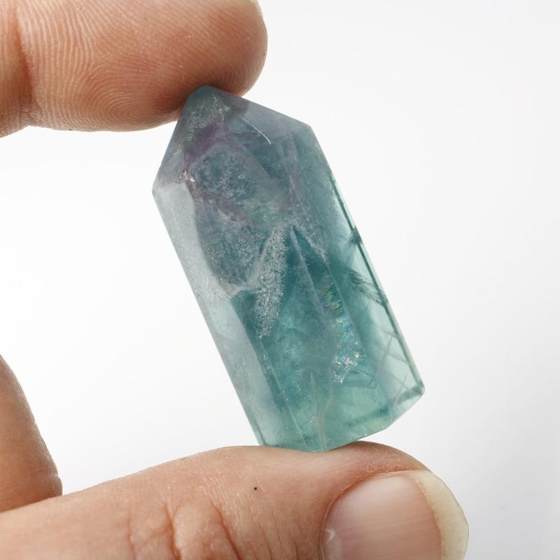 Fluorite Polished Point Tower || Small || Decision Making-Nature's Treasures