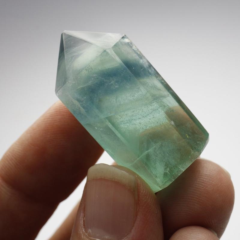 Fluorite Polished Point Tower || Small || Decision Making